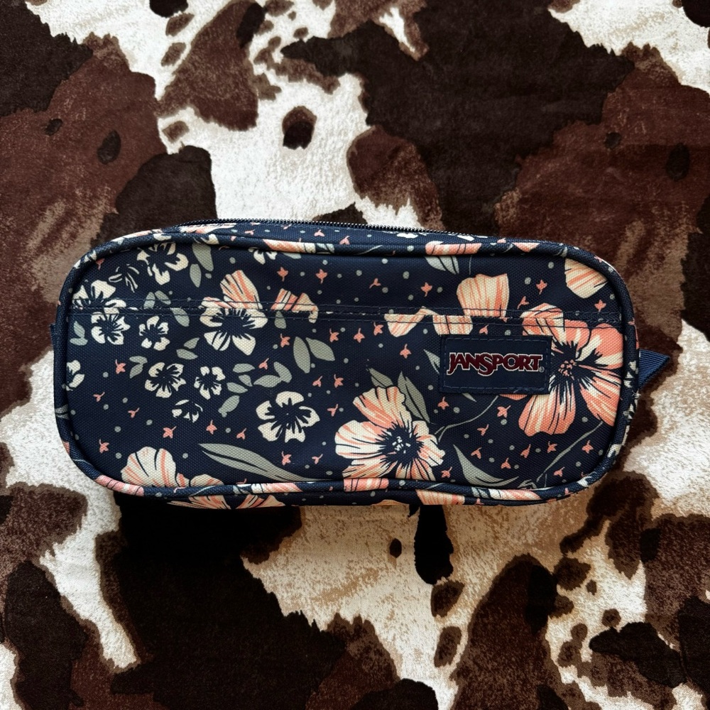 Jansport Floral Pencil Case
